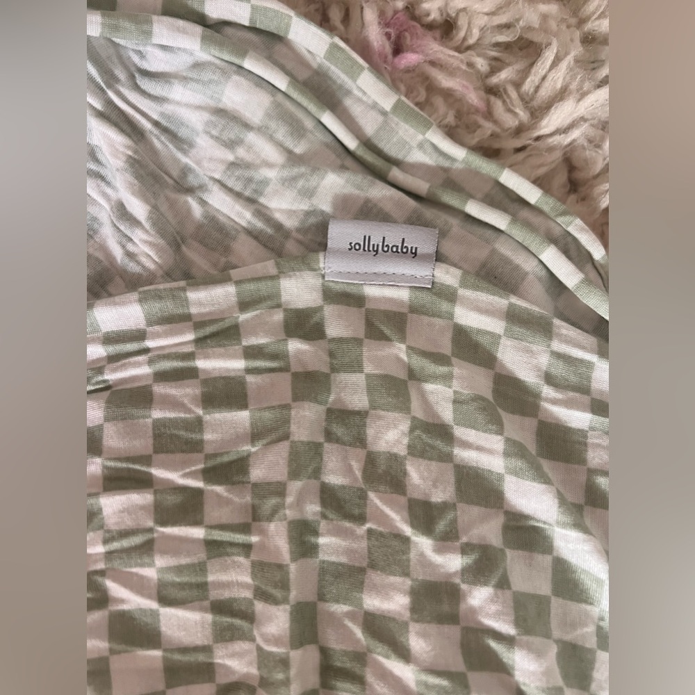Solly Baby Fern Chequer Wrap